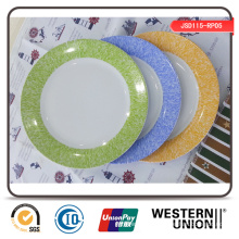 Placas de porcelana en diferentes colores o con diseños personalizados